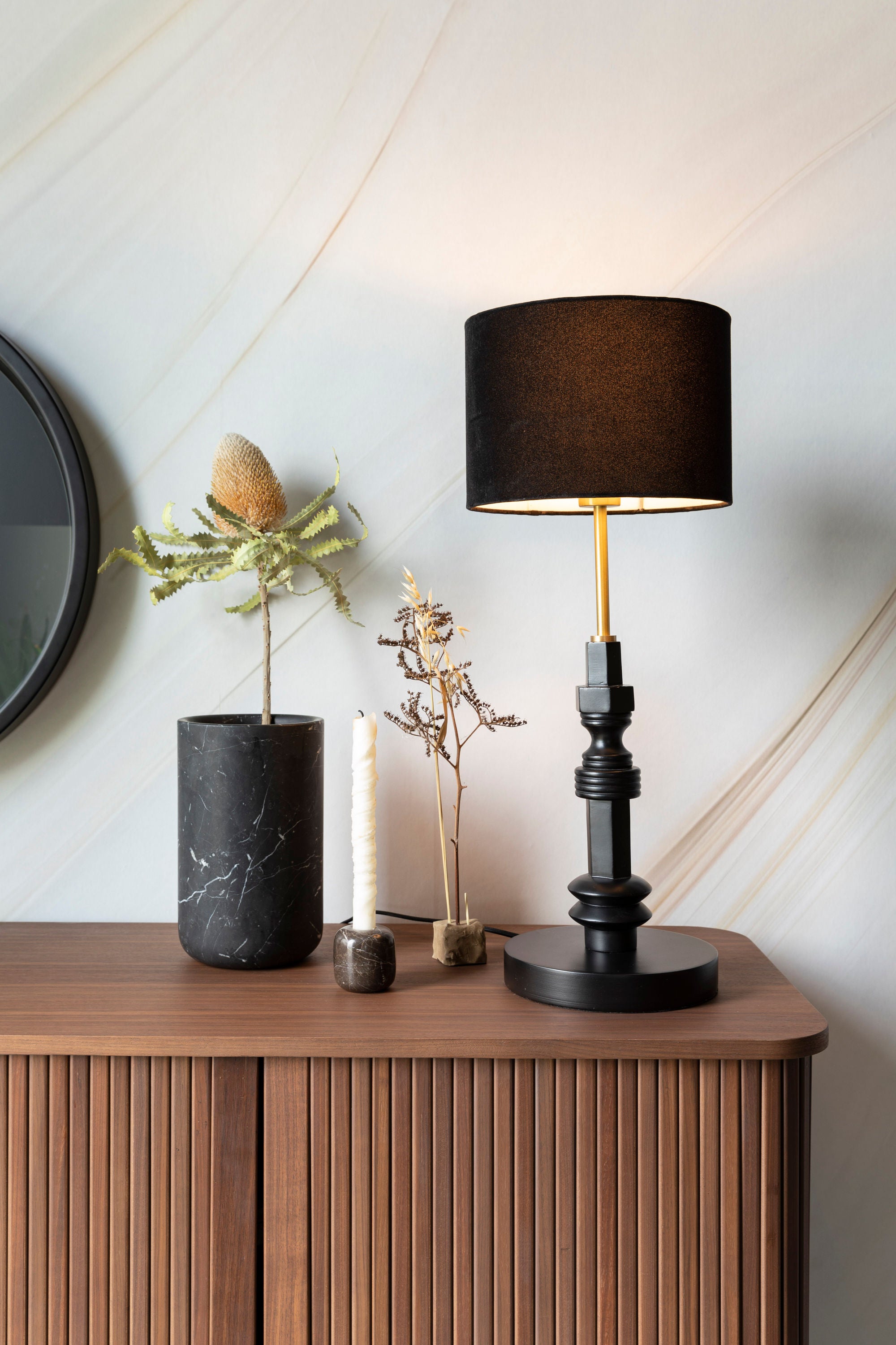 Zuiver Totem Black Table Lamp